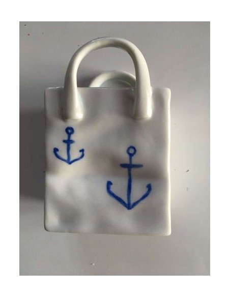 Vase panier 5 - Porcelaine en Vendée