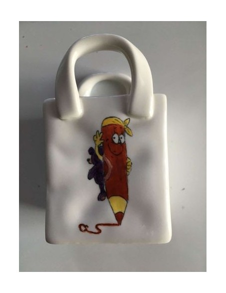 Vase panier 6 - Porcelaine en Vendée