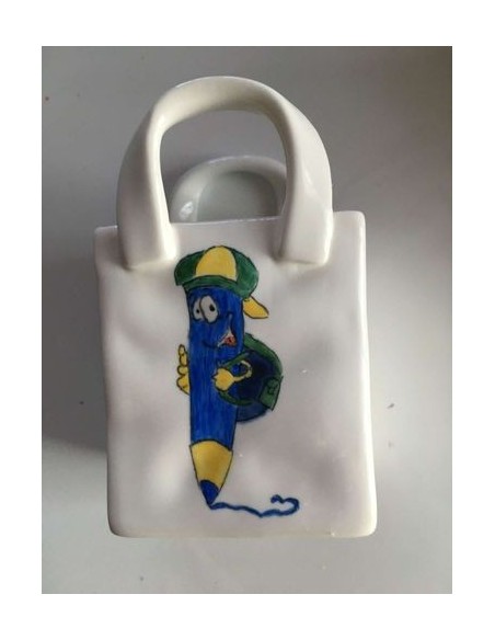 Vase panier 2 - Porcelaine en Vendée