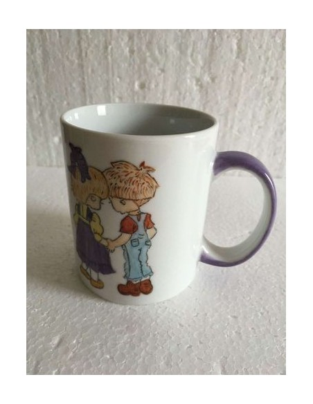 Mug fille et garçon - Porcelaine en Vendée