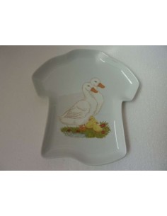 Plat  les canards - Porcelaine en Vendée