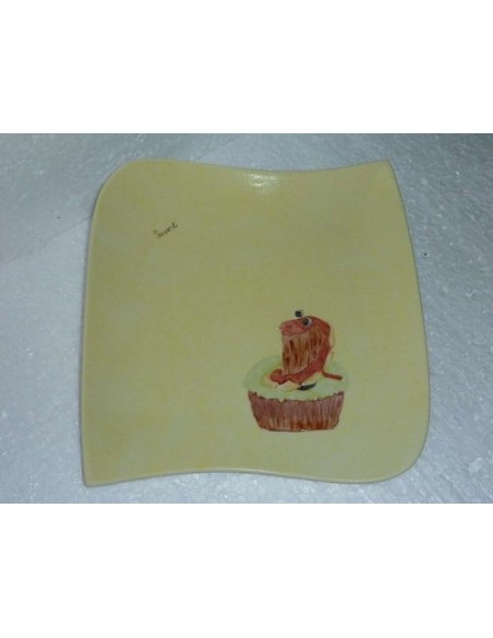 Assiette plate en porcelaine cadeau d'anniversaire pour enfants le serpent - Porcelaine en Vendée