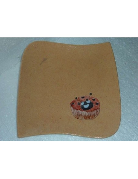 Assiette plate en porcelaine cadeau d'anniversaire pour enfants la coccinelle - Porcelaine en Vendée