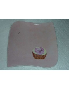 Assiette plate en porcelaine cadeau d'anniversaire pour enfants le cochon - Porcelaine en Vendée