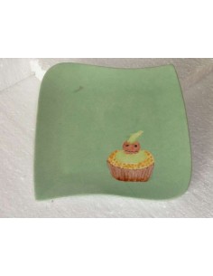 Assiette plate en porcelaine cadeau d'anniversaire pour enfants la citrouille - Porcelaine en Vendée