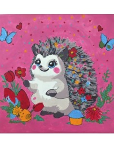 Toile unique le herisson