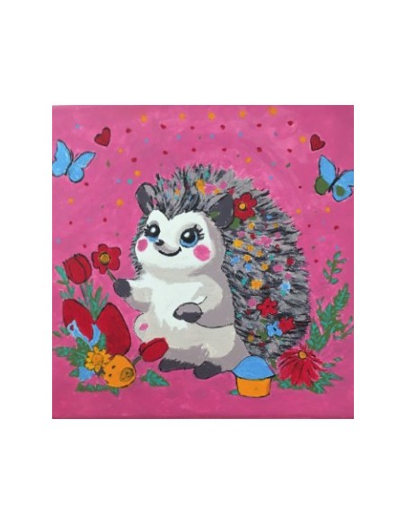 Toile unique le herisson