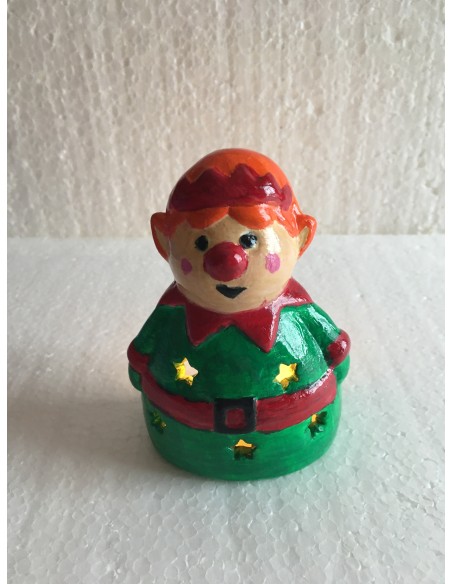 Le lutin à la couronne rouge et cheveux orange