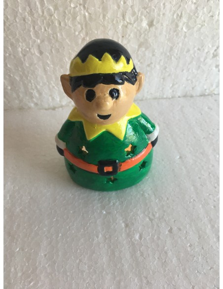 Le lutin à la couronne jaune et cheveux noirs