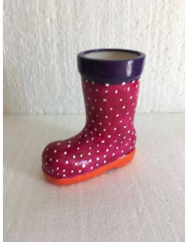 Botte en céramique rose