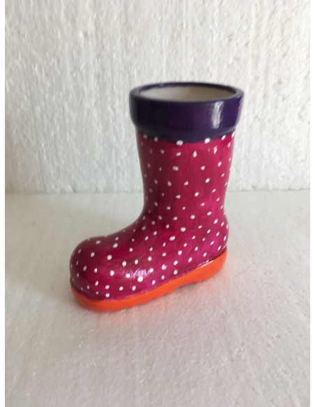 Botte en céramique rose