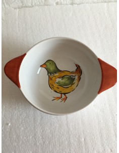 Bol à oreilles faïence Canard- Porcelaine en Vendée