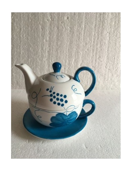 Théière égoïste Les Vignes- Porcelaine en Vendée