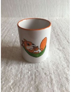 Mug Ecureuil - Porcelaine en Vendée