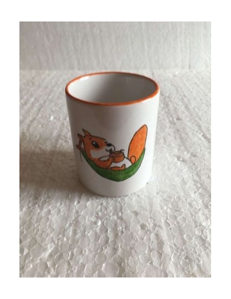 Mug Ecureuil - Porcelaine en Vendée