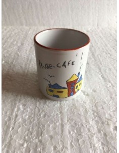 Mug Pause Café - Porcelaine en Vendée