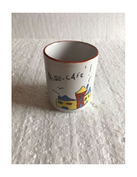 Mug Pause Café - Porcelaine en Vendée