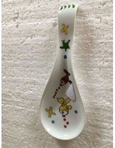Repose cuillère poissons - Porcelaine en Vendée
