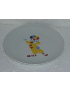 Une bonne idée de cadeau : Un clown jaune- Porcelaine en Vendée
