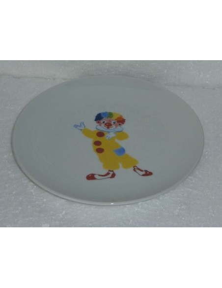 Une bonne idée de cadeau : Un clown jaune- Porcelaine en Vendée