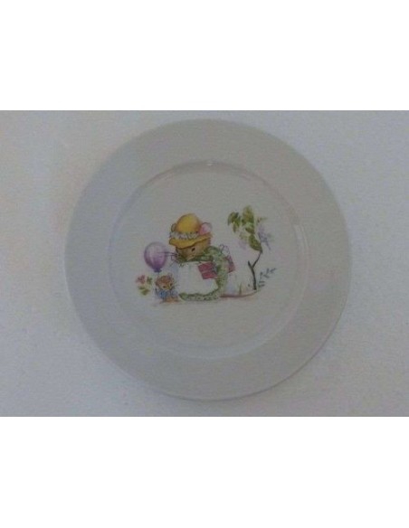 Assiette pour enfant la souris - Porcelaine en Vendée