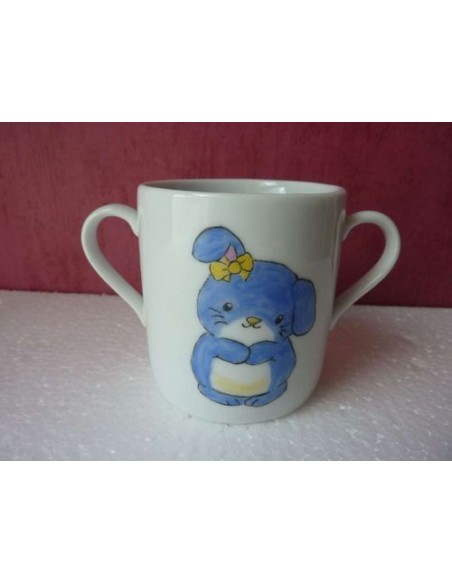 Verre avec 2 anses 5 - Porcelaine en Vendée