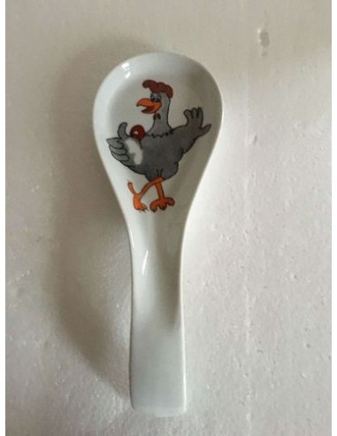 Repose cuillère " Poule" - Porcelaine en Vendée