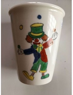 Verre clown 1 - Porcelaine en Vendée
