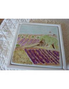 Dessous de plat paysage - Porcelaine en Vendée