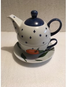 Théière égoïste les oranges - Porecelaine en Vendée 2