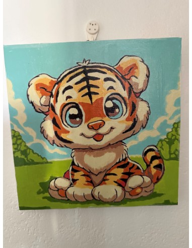 Toile unique le petit tigre