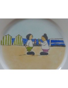 Assiette ronde pour enfants - Porcelaine en Vendée