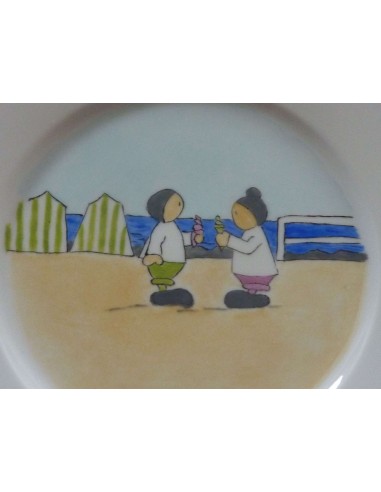 Assiette ronde pour enfants - Porcelaine en Vendée
