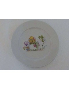 Assiette pour enfant la souris - Porcelaine en Vendée