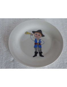 Assiette capitaine - Porcelaine en Vendée