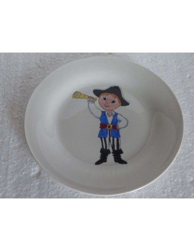 Assiette capitaine - Porcelaine en Vendée