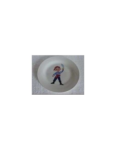 Assiette pirate - Porcelaine en Vendée