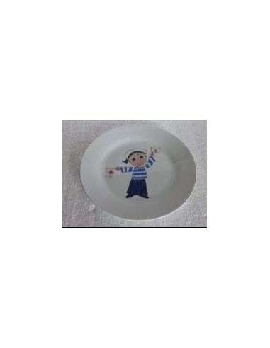 Assiette petit marin - Porcelaine en Vendée