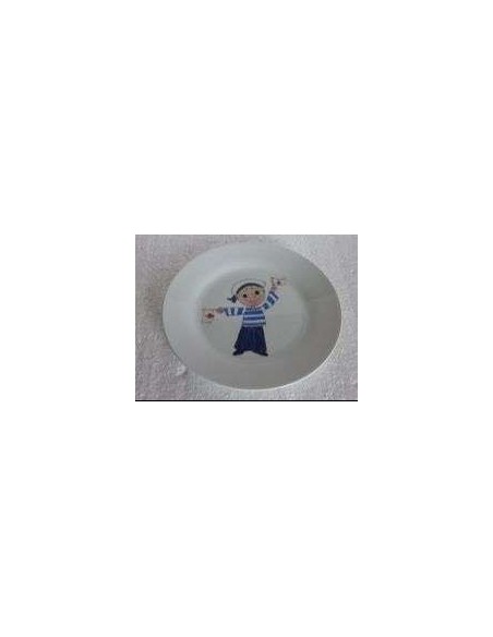 Assiette petit marin - Porcelaine en Vendée